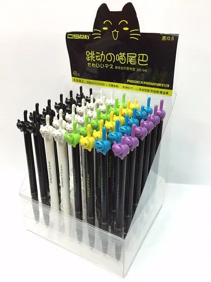 22188 Cat Tail Gel Pen-48