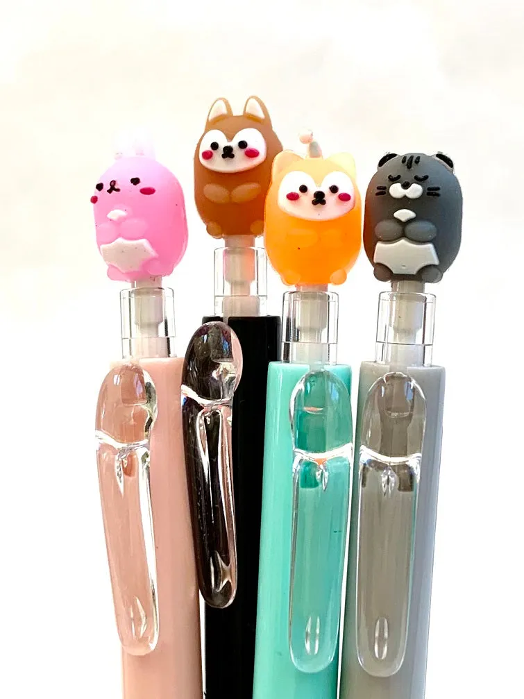 22243 DANCING ANIMAL RETRACTABLE GEL PEN-48