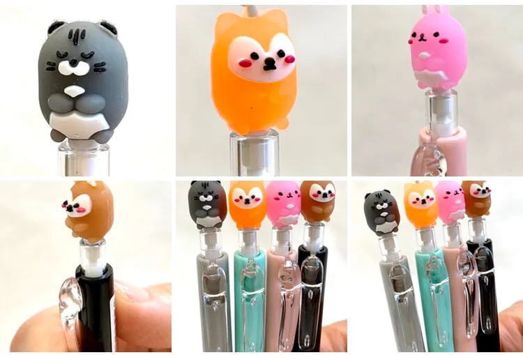 22243 DANCING ANIMAL RETRACTABLE GEL PEN-48