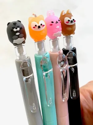 22243 DANCING ANIMAL RETRACTABLE GEL PEN-48