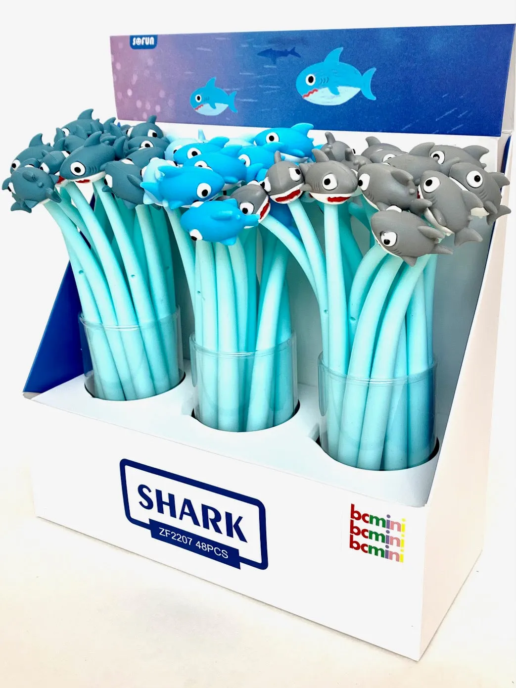 22387 SHARK WIGGLE GEL PEN-48