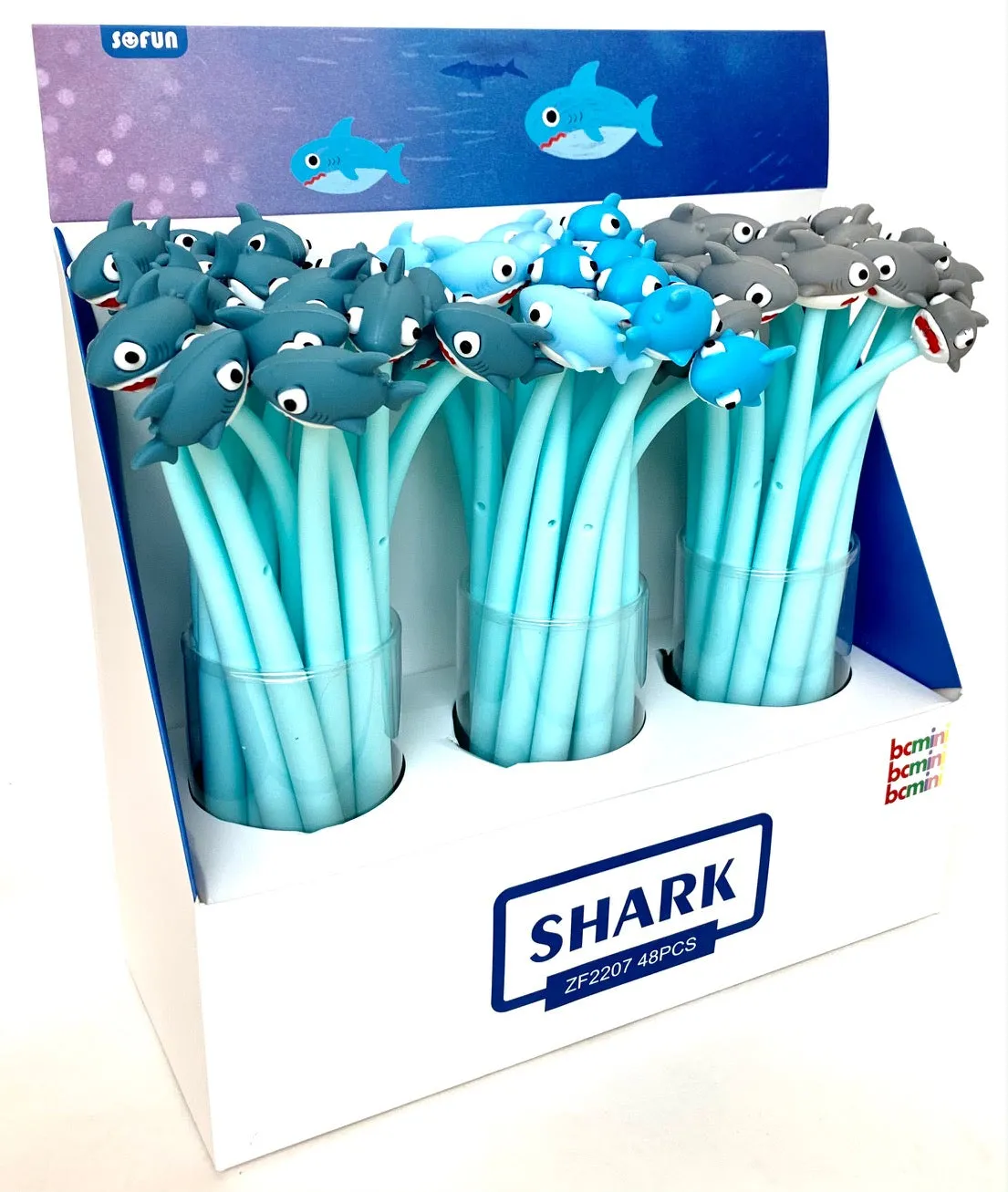 22387 SHARK WIGGLE GEL PEN-48