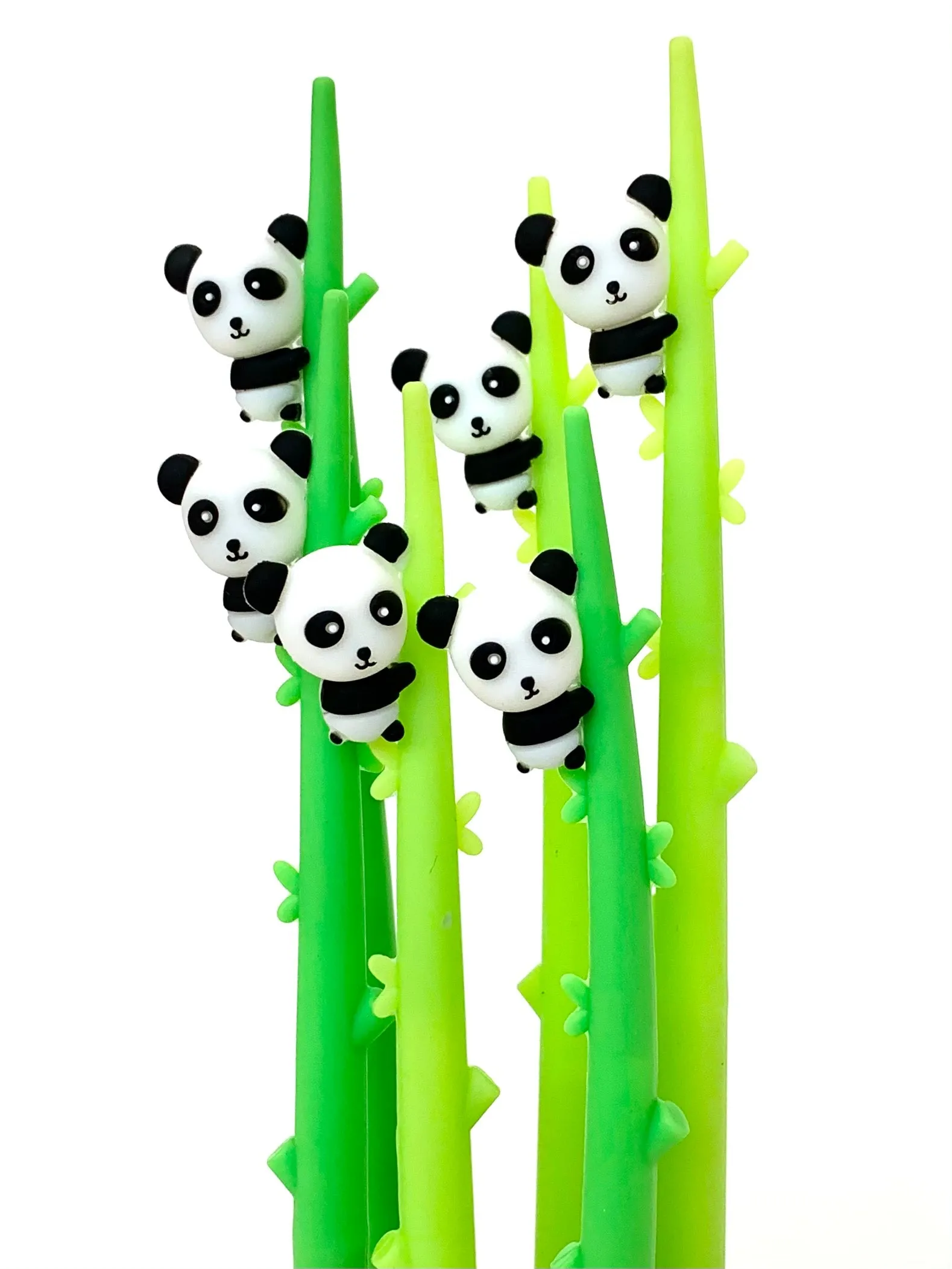 22389 PANDA BAMBOO WIGGLE GEL PEN-48