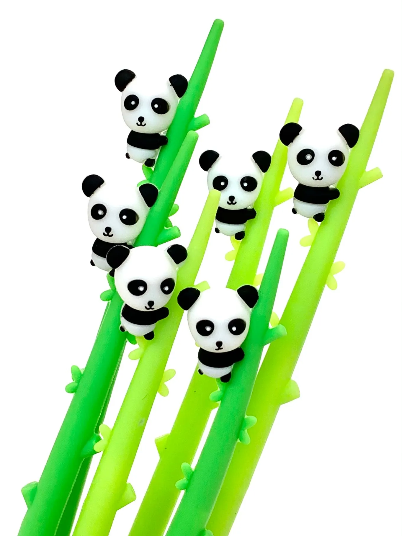 22389 PANDA BAMBOO WIGGLE GEL PEN-48