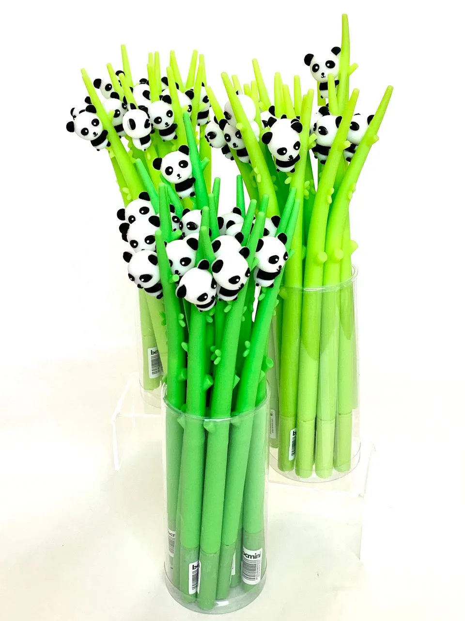 22389 PANDA BAMBOO WIGGLE GEL PEN-48