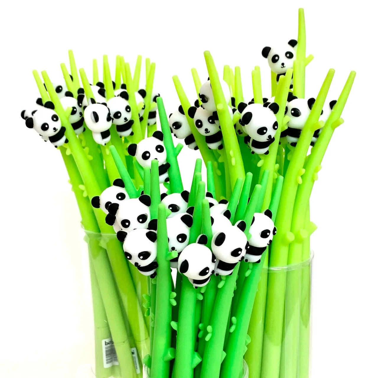 22389 PANDA BAMBOO WIGGLE GEL PEN-48