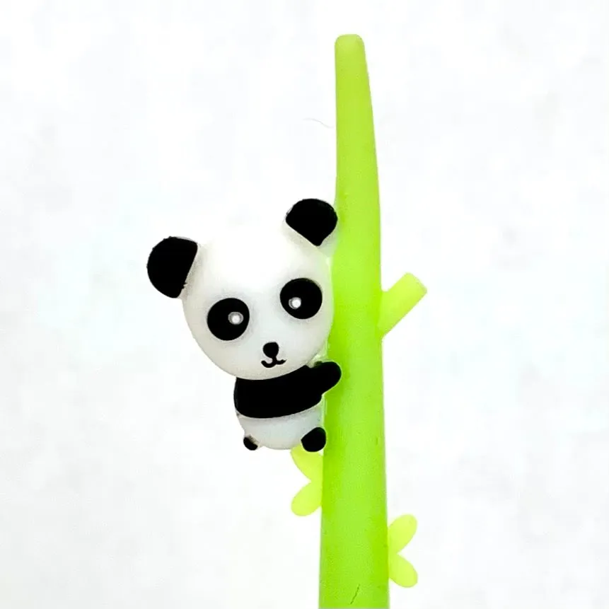 22389 PANDA BAMBOO WIGGLE GEL PEN-48