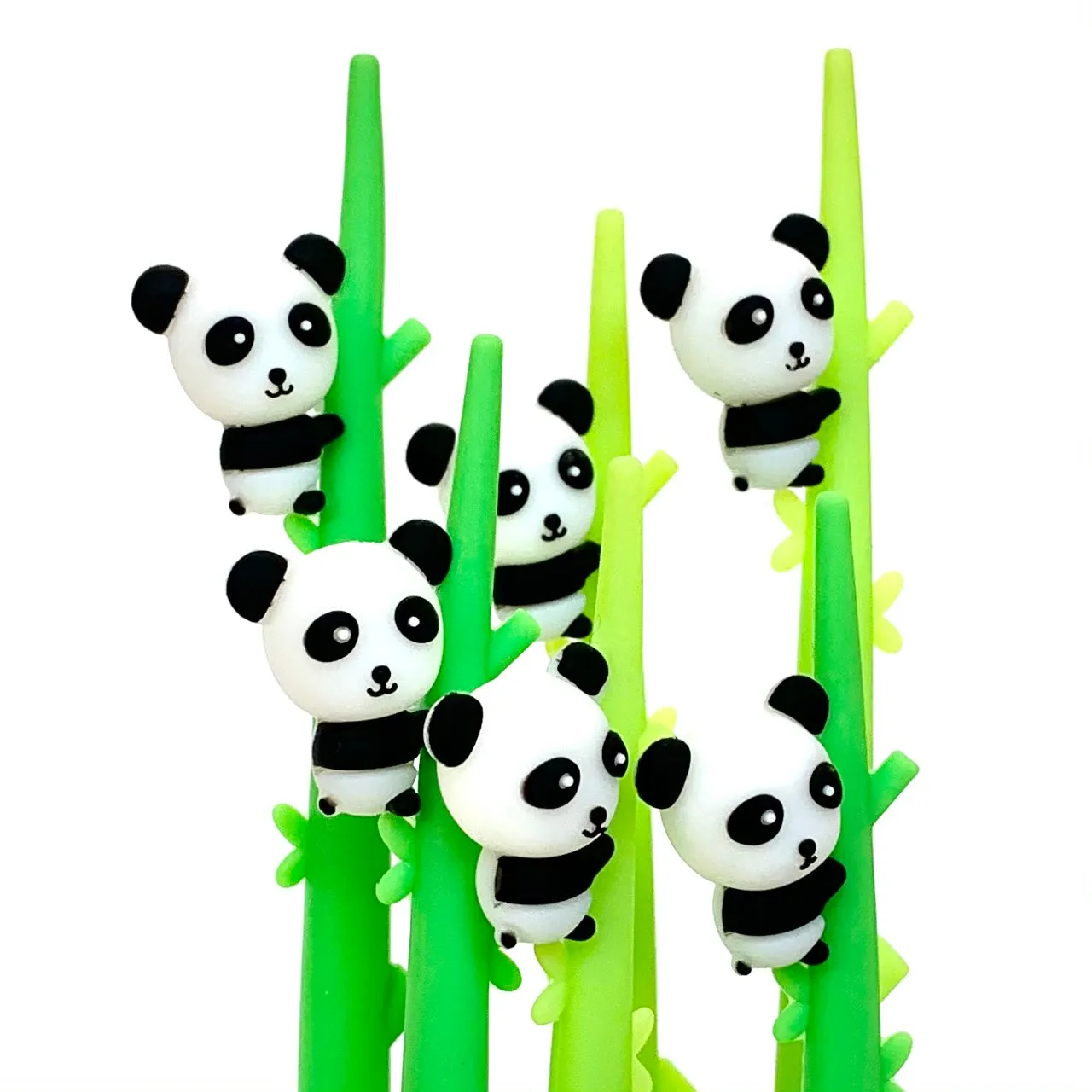 22389 PANDA BAMBOO WIGGLE GEL PEN-48