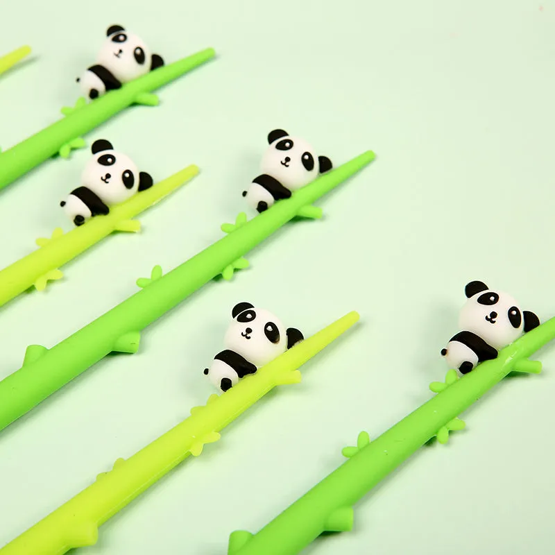 22389 PANDA BAMBOO WIGGLE GEL PEN-48