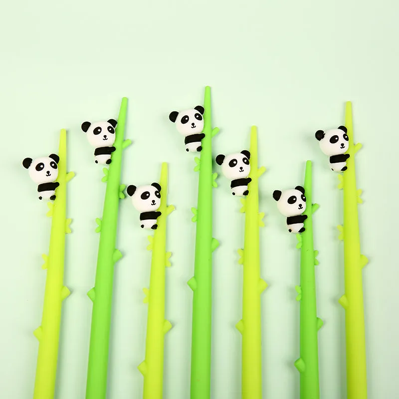 22389 PANDA BAMBOO WIGGLE GEL PEN-48