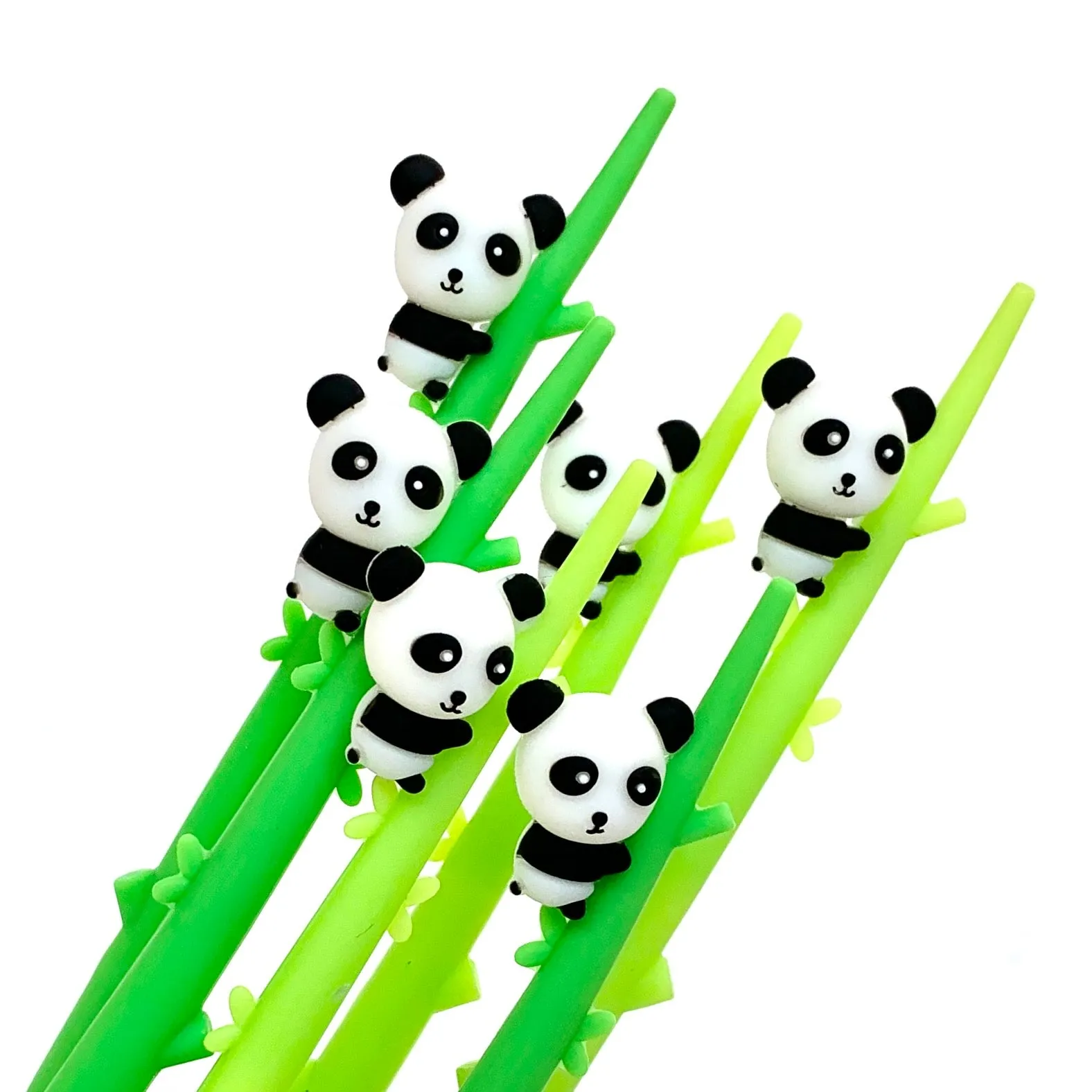 22389 PANDA BAMBOO WIGGLE GEL PEN-48