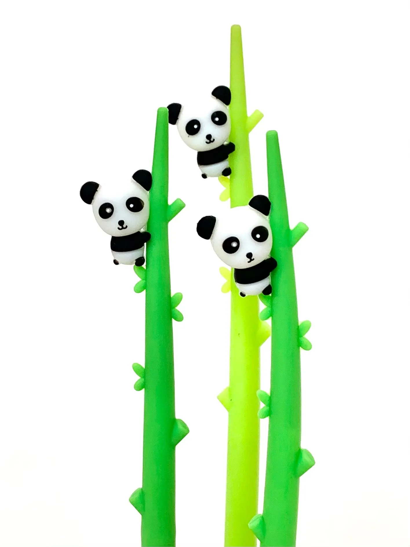 22389 PANDA BAMBOO WIGGLE GEL PEN-48