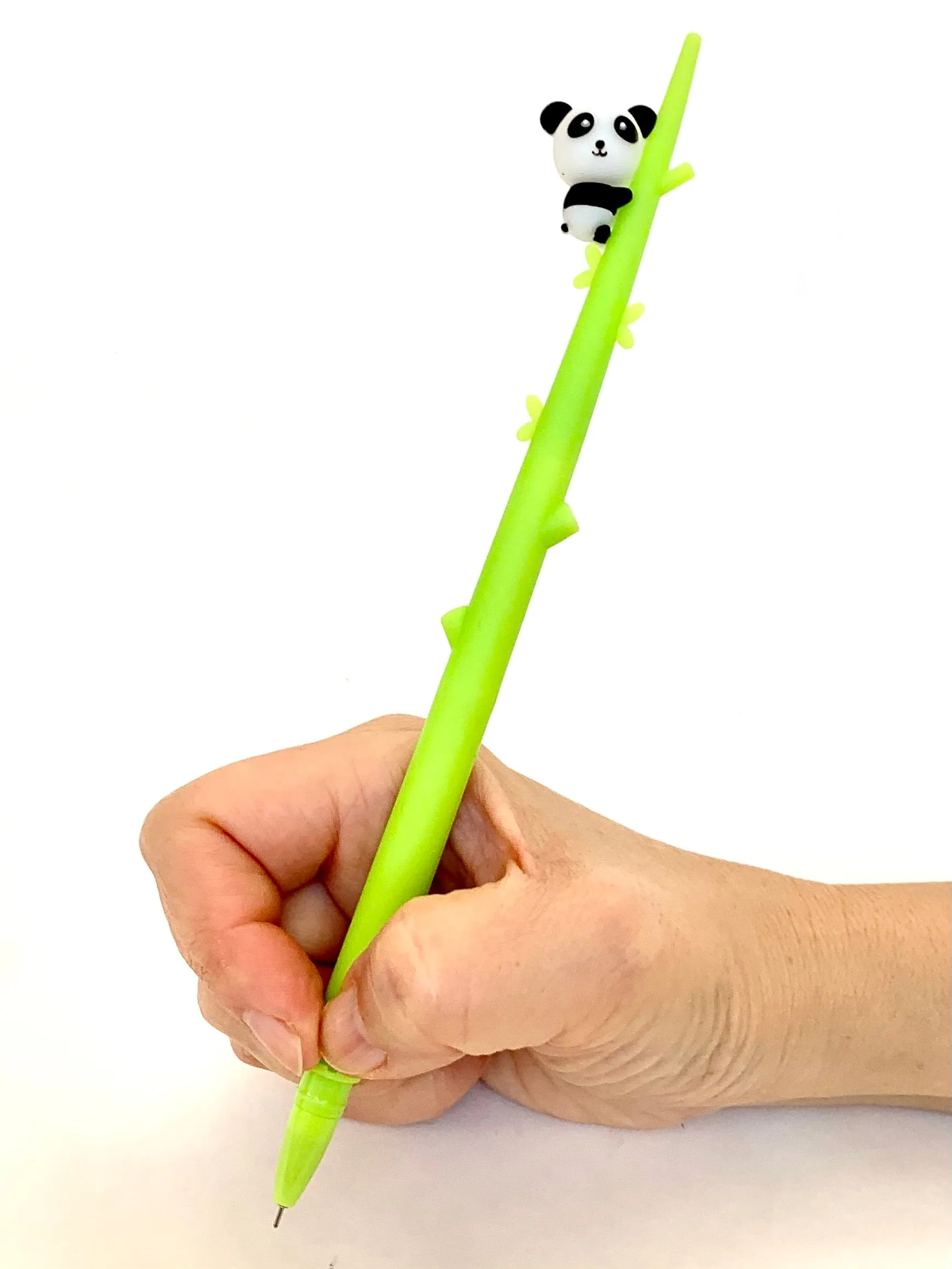 22389 PANDA BAMBOO WIGGLE GEL PEN-48