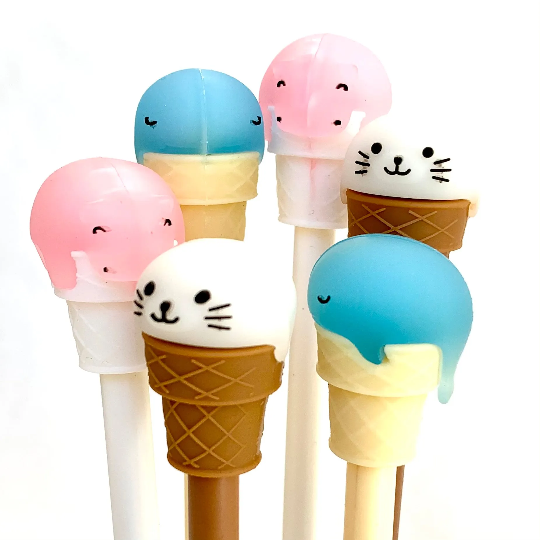 22402 ICE CREAM ANIMALS GEL PEN-36