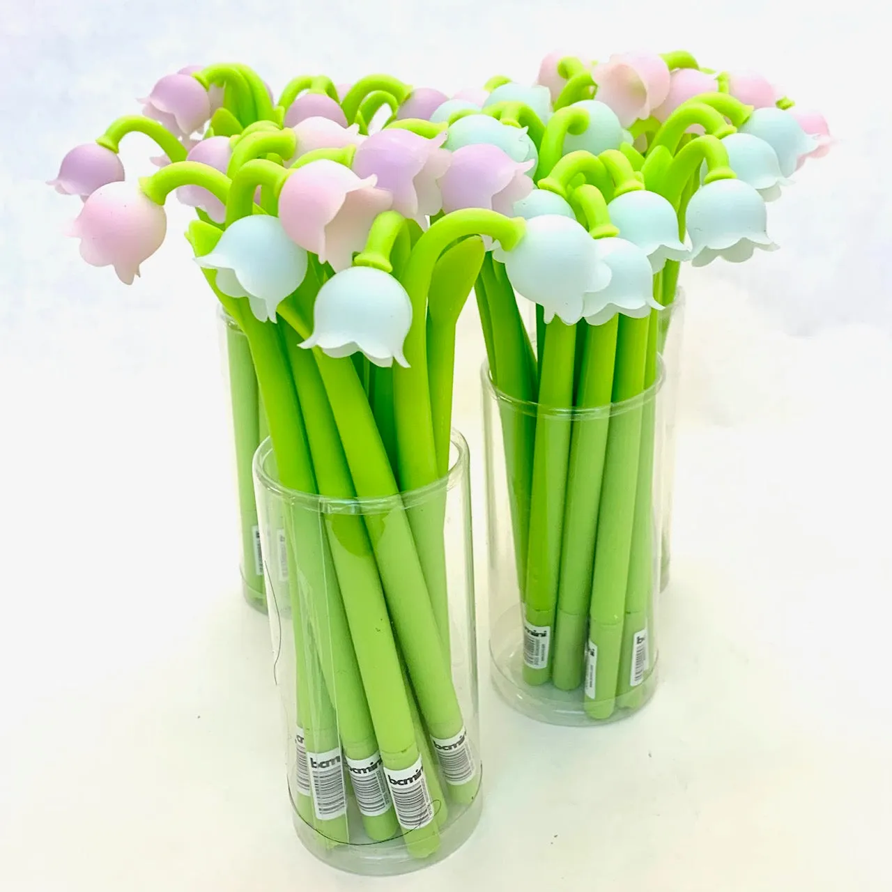 22413 LILY OF THE VALLEY FLOWER COLOR CHANGING GEL PEN-48 no