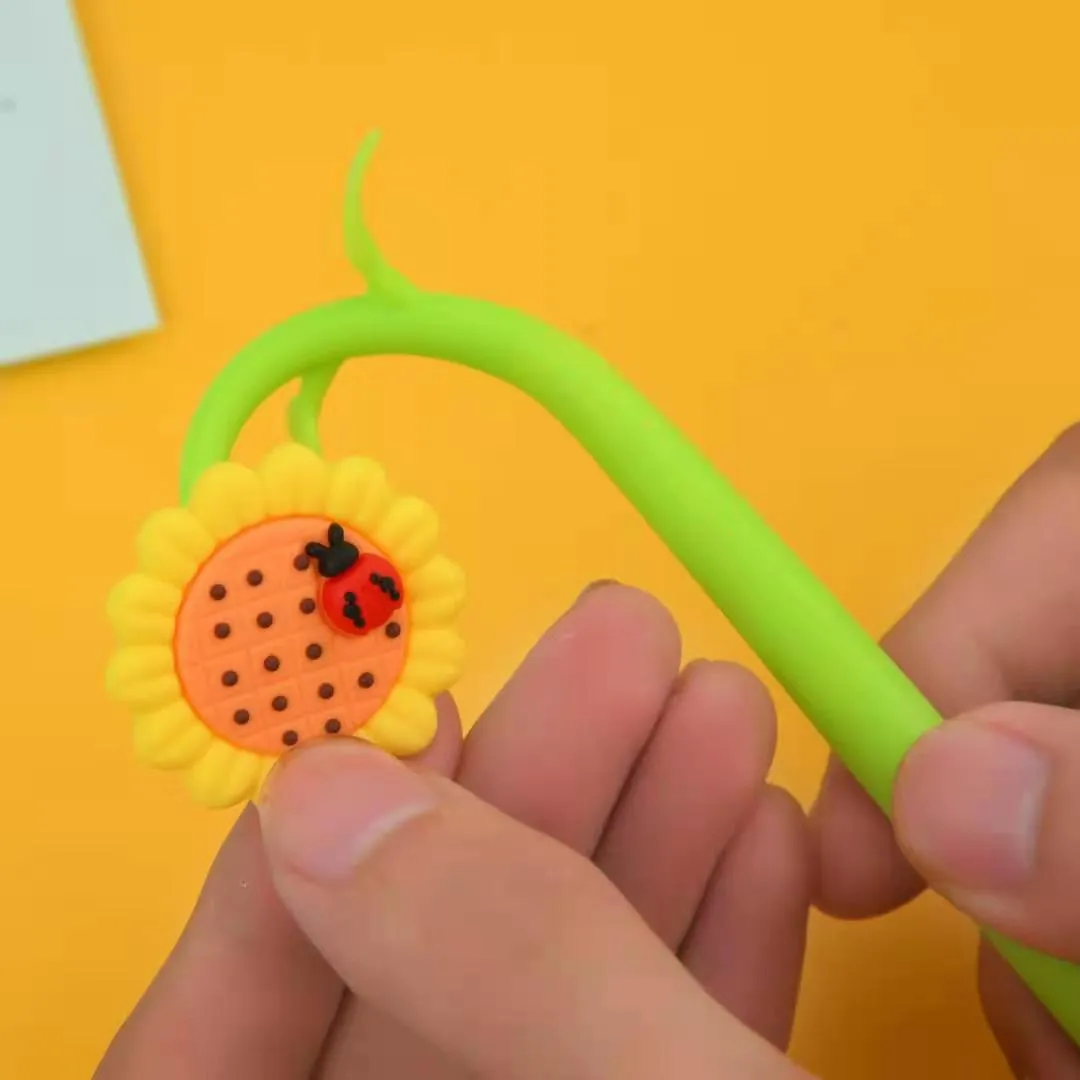 22429 SUNFLOWER LADYBUG & BEE WIGGLE GEL PEN-48