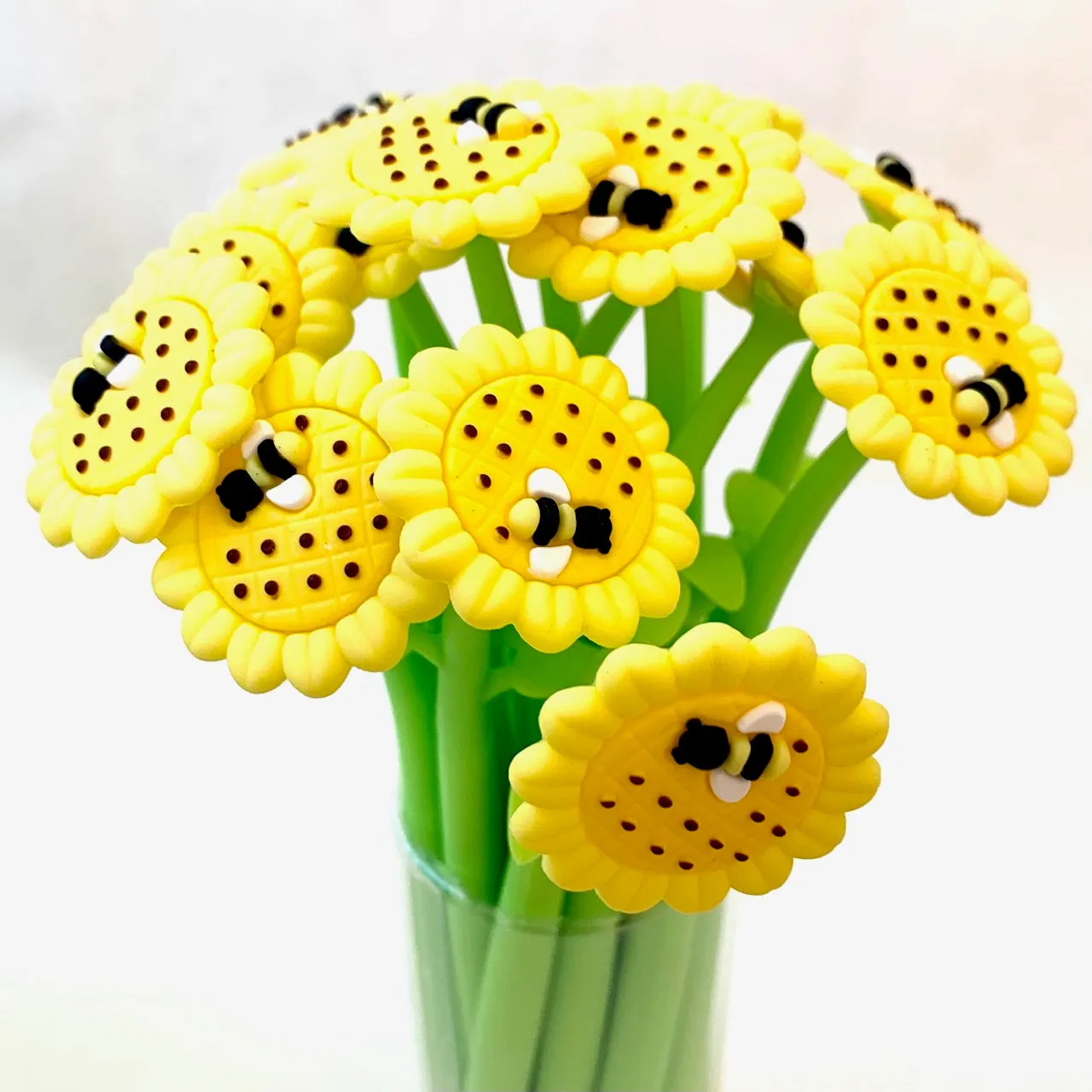 22429 SUNFLOWER LADYBUG & BEE WIGGLE GEL PEN-48