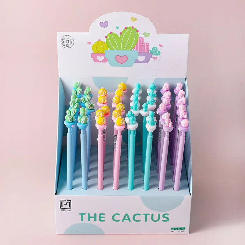 22474 CACTUS GEL PEN-48