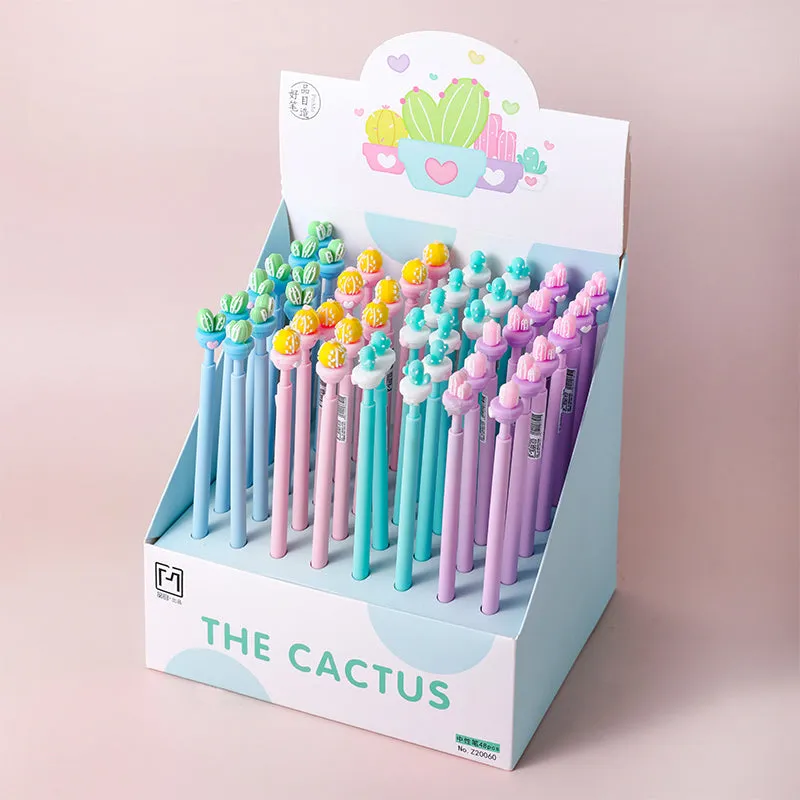 22474 CACTUS GEL PEN-48