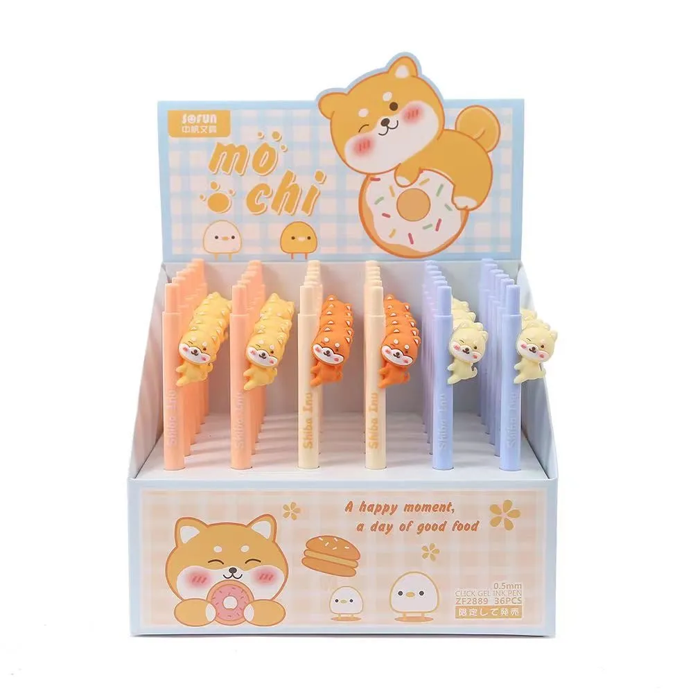 22482 SHIBA INU RETRACTABLE GEL PEN-36