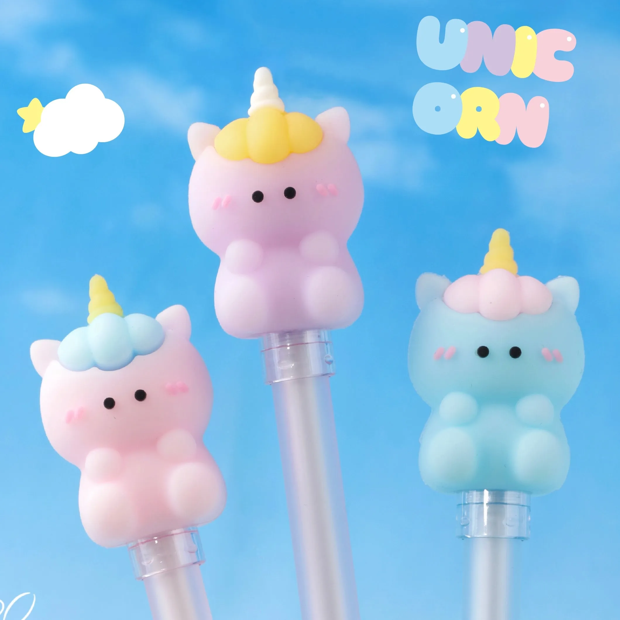 22493 UNICORN GEL PEN-48