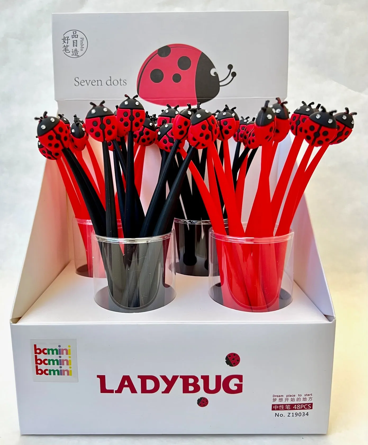 22544 LADYBUG GEL PEN-36