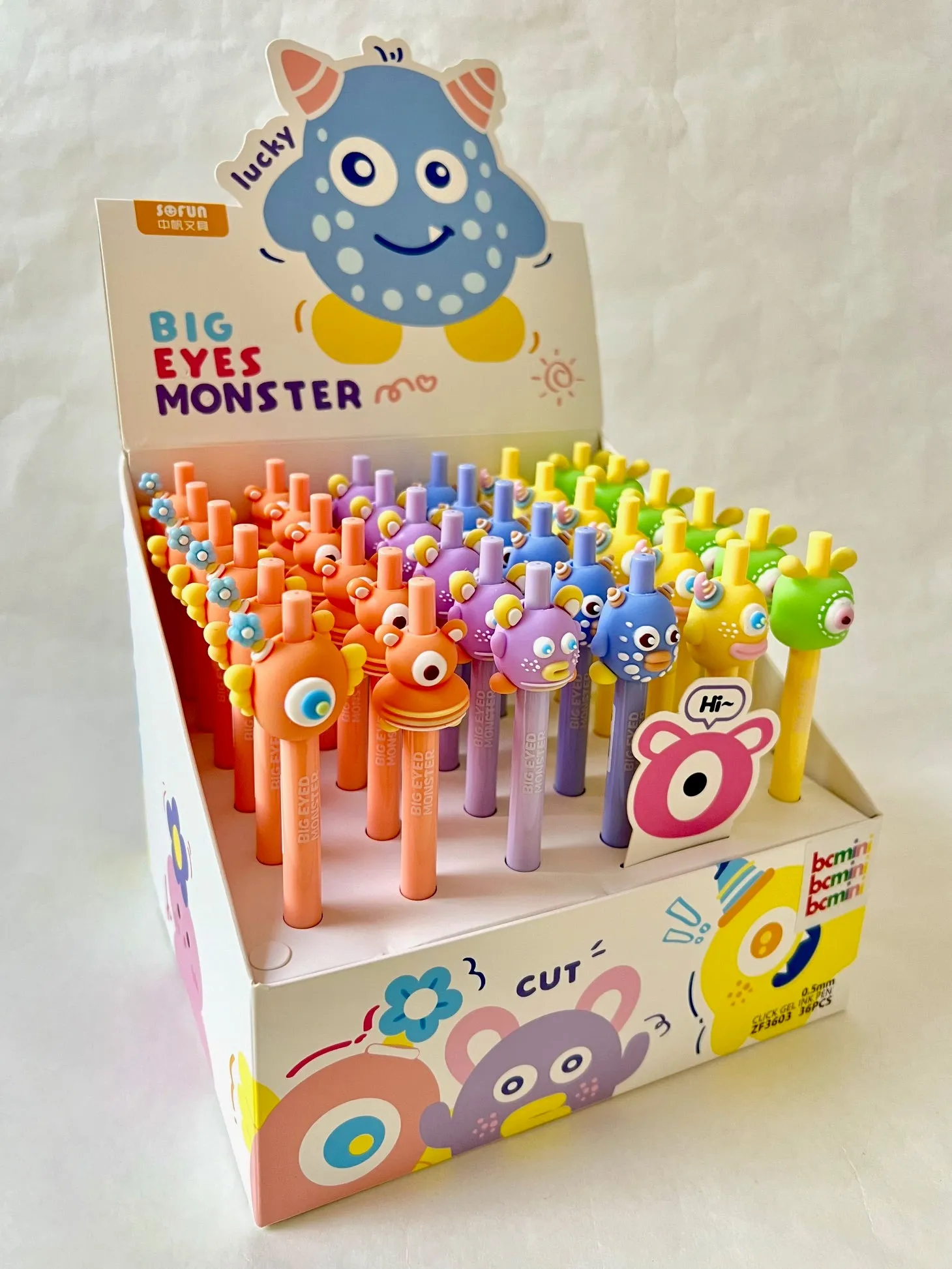 22597 BIG EYE MONSTER GEL PEN-36