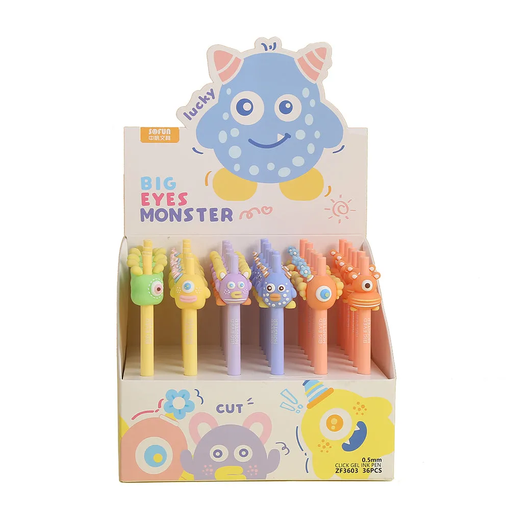 22597 BIG EYE MONSTER GEL PEN-36