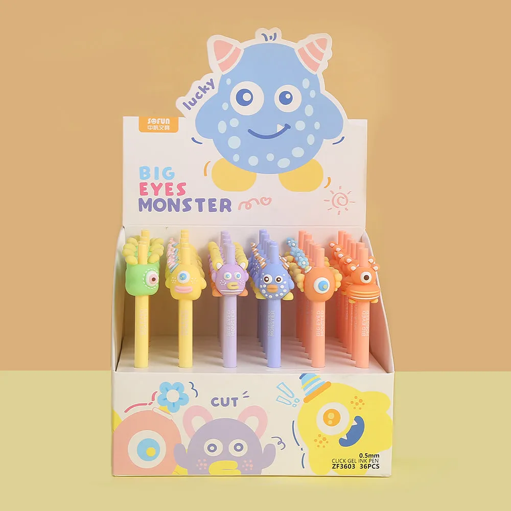 22597 BIG EYE MONSTER GEL PEN-36