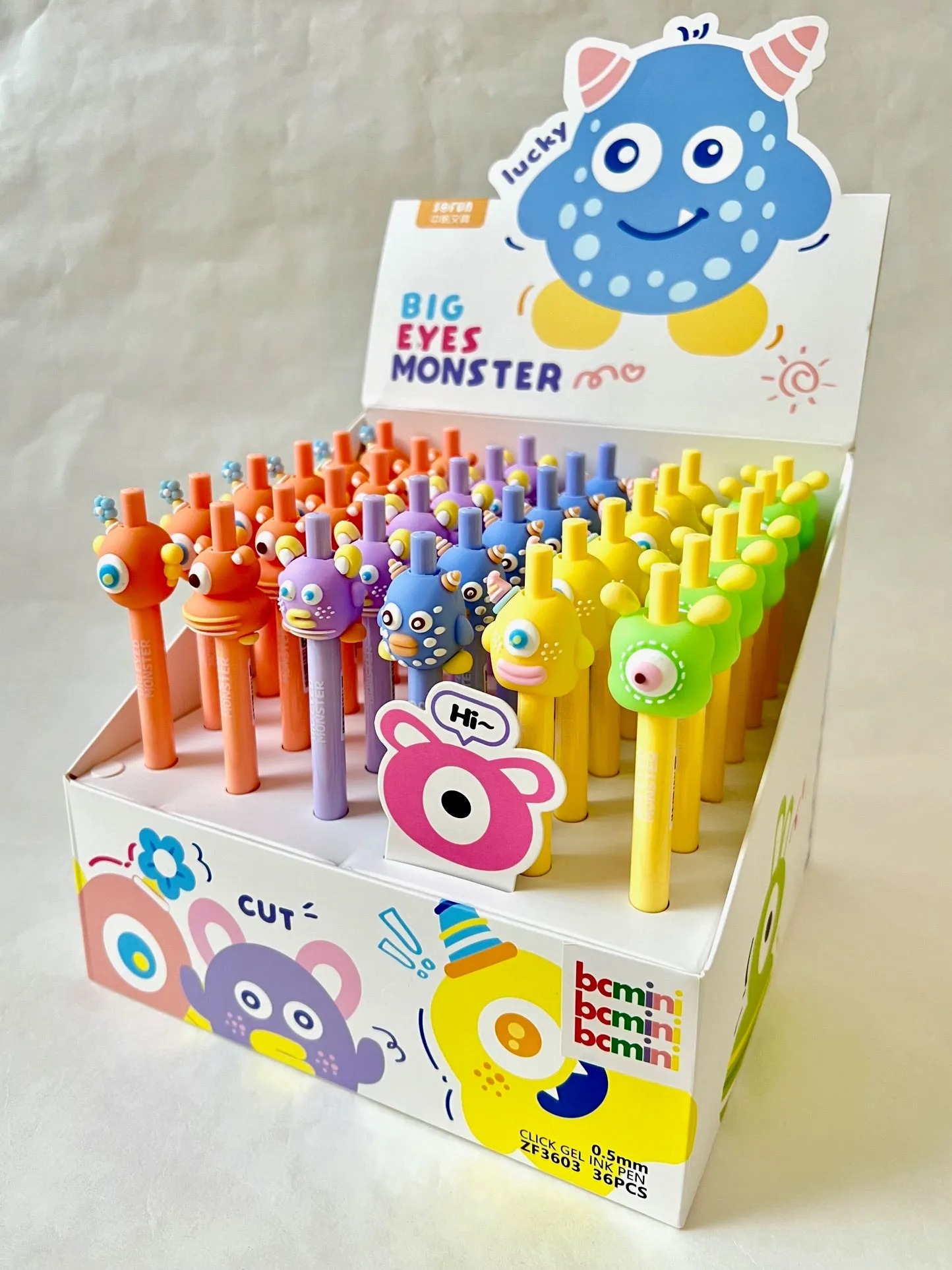 22597 BIG EYE MONSTER GEL PEN-36