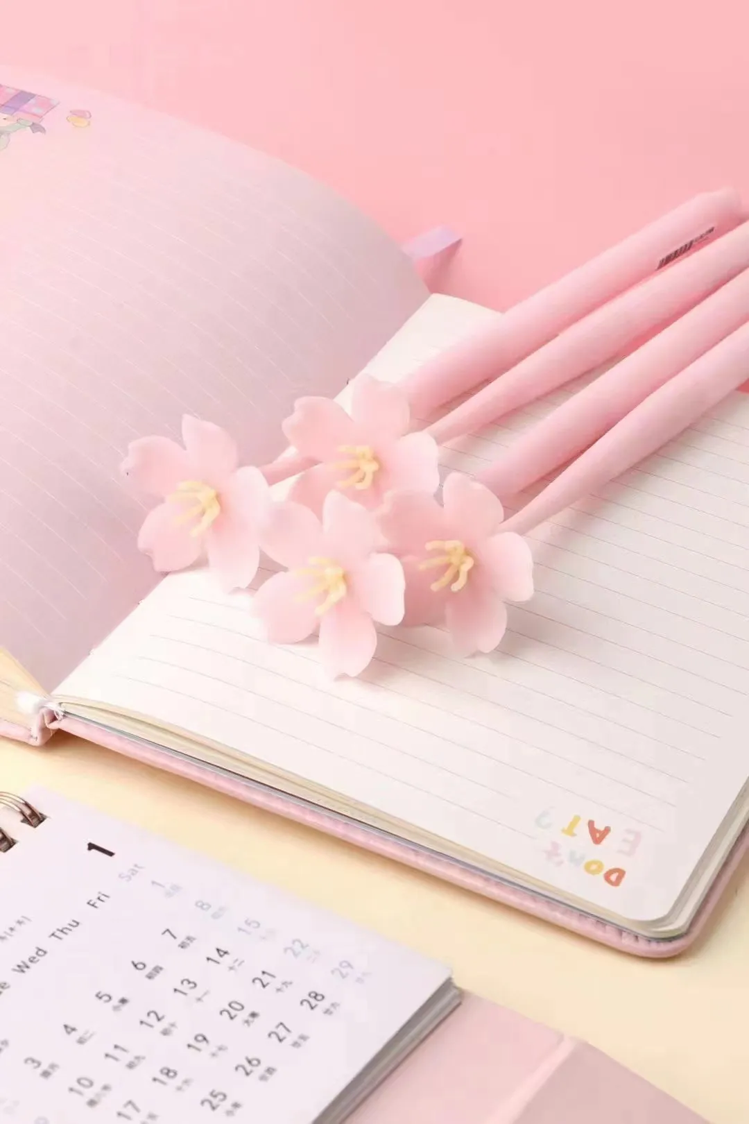 22612 SAKURA CHERRY BLOSSOM WIGGLE GEL PEN-24