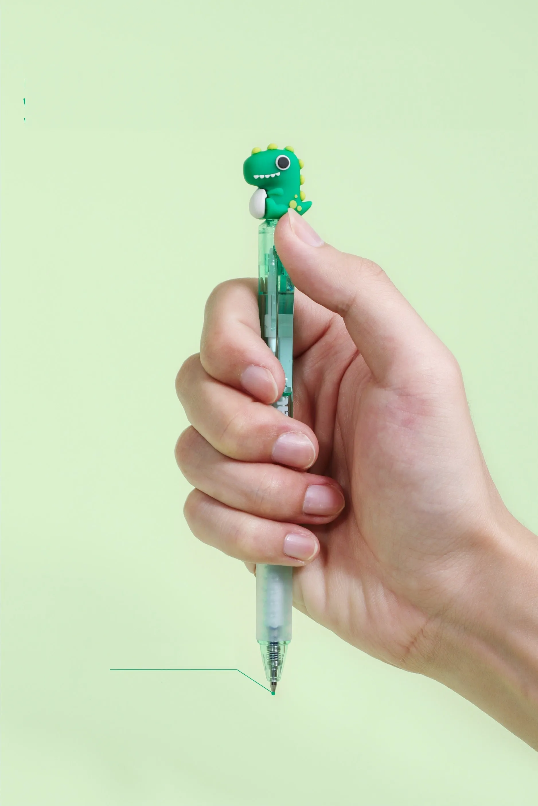 22617 DINOSAUR RETRACTABLE GEL PEN-24