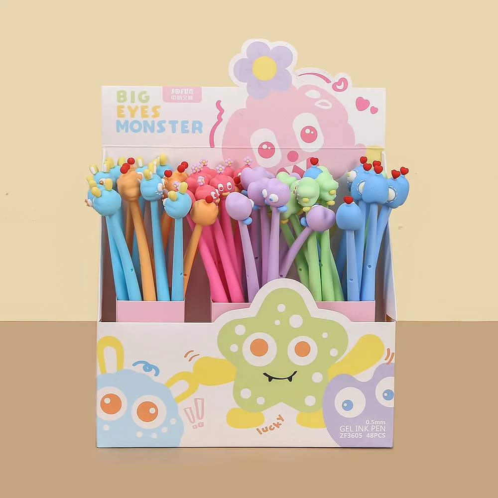 22625 BIG EYE MONSTER GEL PEN-48