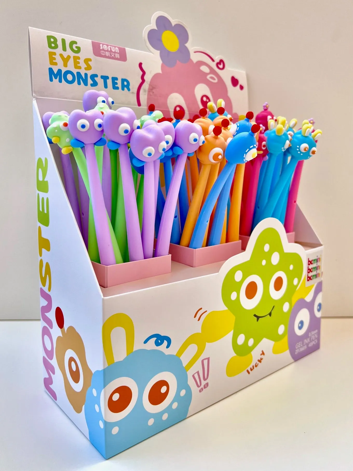 22625 BIG EYE MONSTER GEL PEN-48