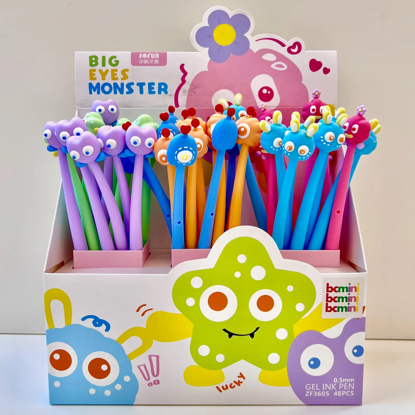 22625 BIG EYE MONSTER GEL PEN-48