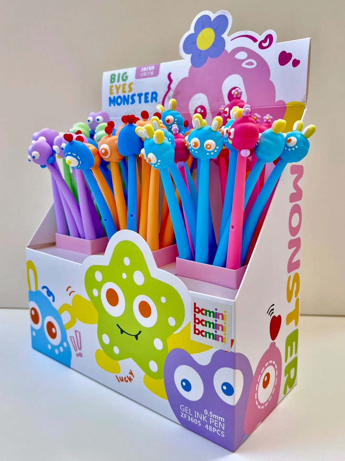 22625 BIG EYE MONSTER GEL PEN-48