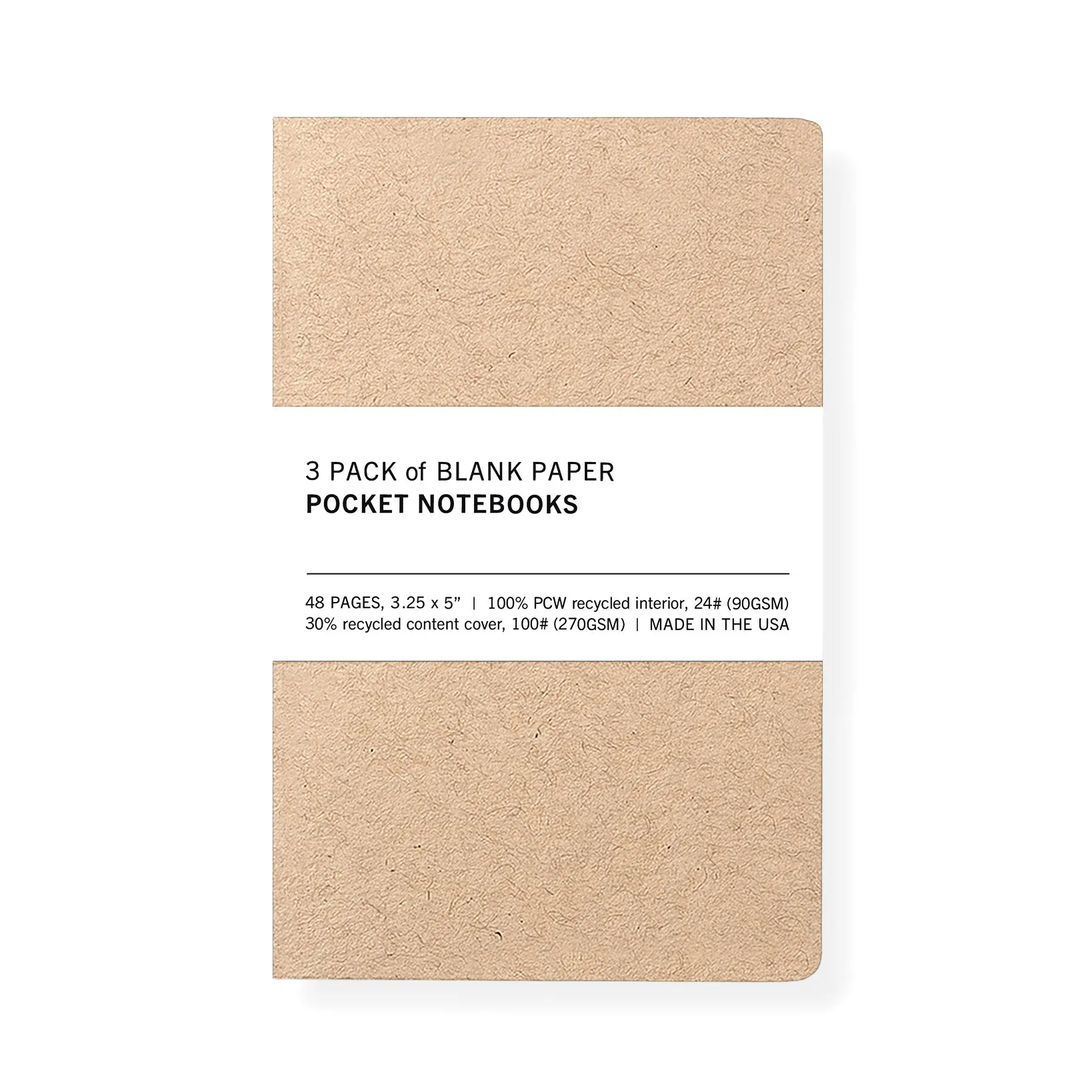 3-Pack Pocket Notebooks