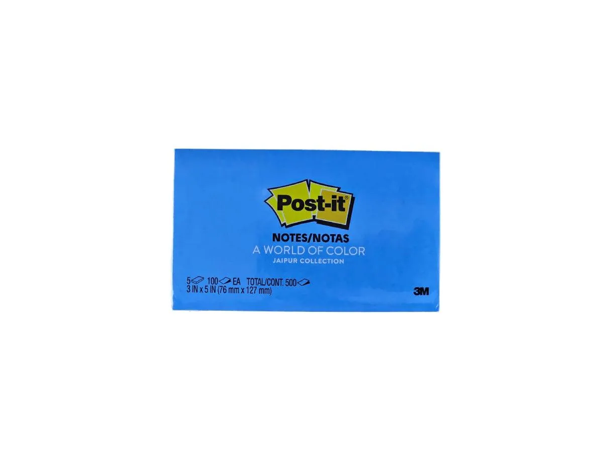 3M Post-It Notes Ultra Colors 655-5UC 5pads/pack