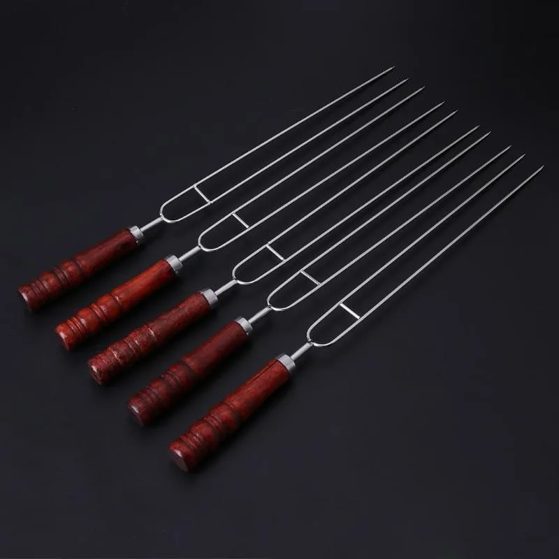 5pcs Roasting Forks With Bag