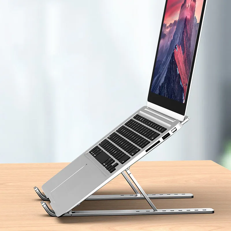 9 Levels Height Adjustable Alumiinum Alloy Portable Laptop Stand