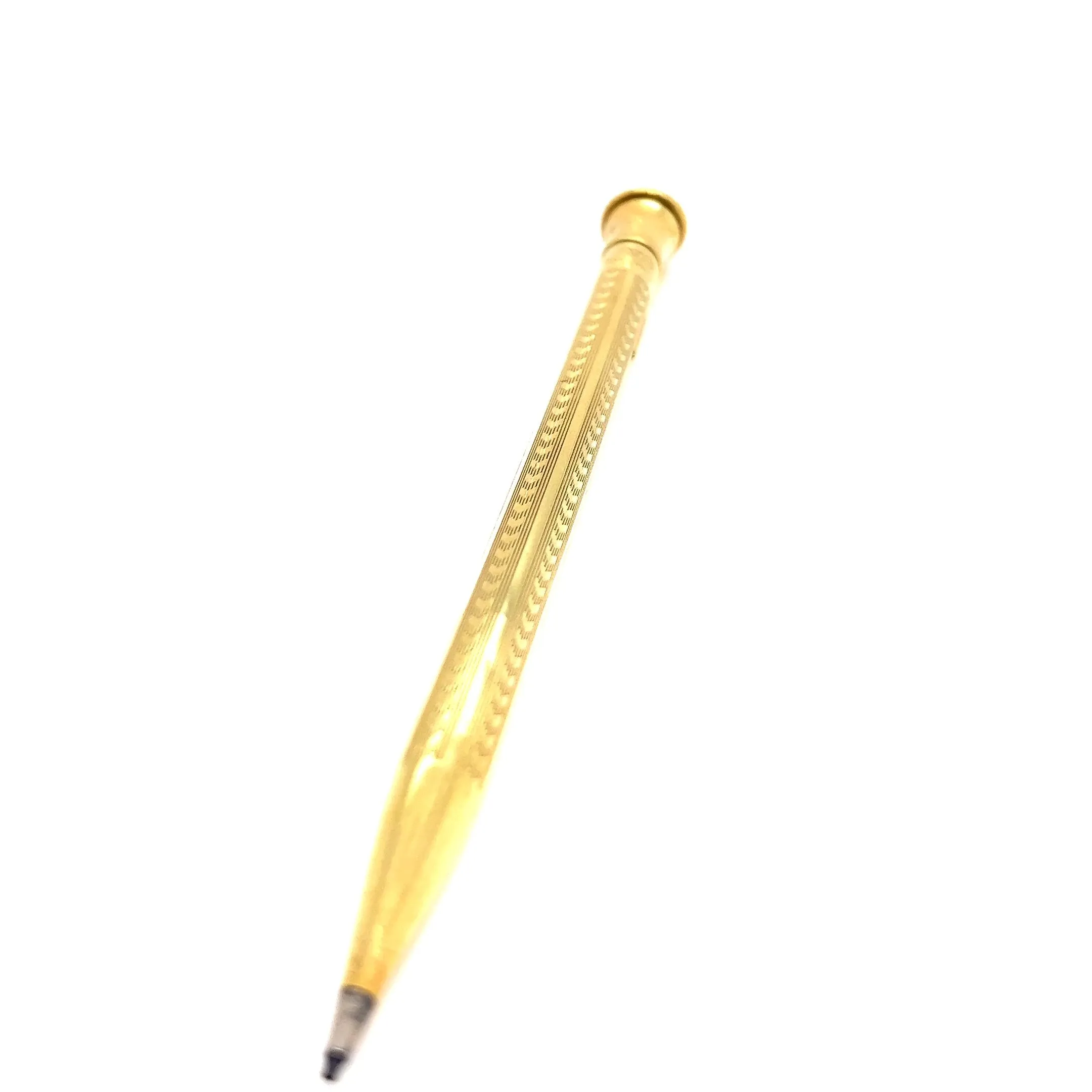 Art Deco 18 Karat Solid Yellow Gold Wahl Eversharp Mechanical Pencil