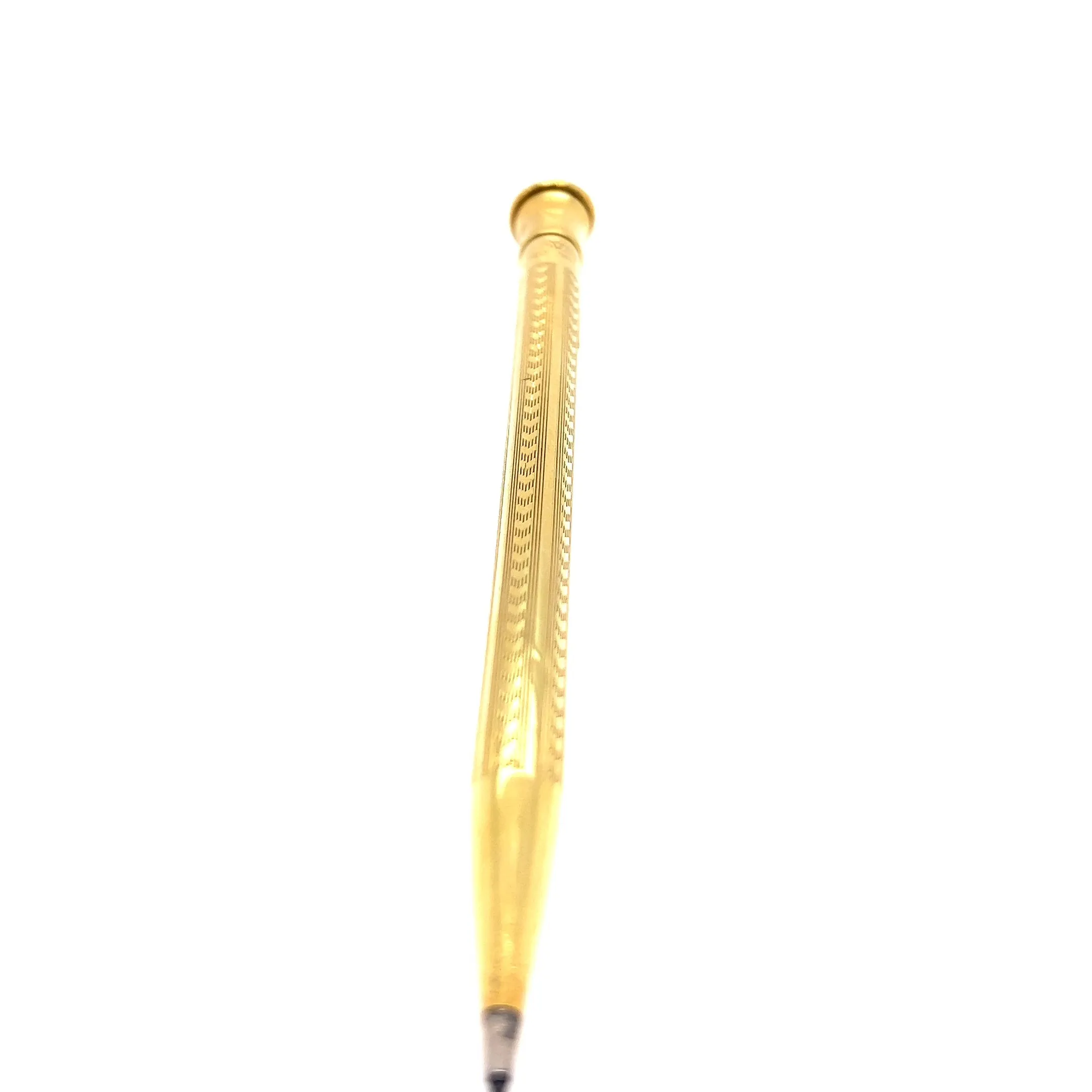 Art Deco 18 Karat Solid Yellow Gold Wahl Eversharp Mechanical Pencil