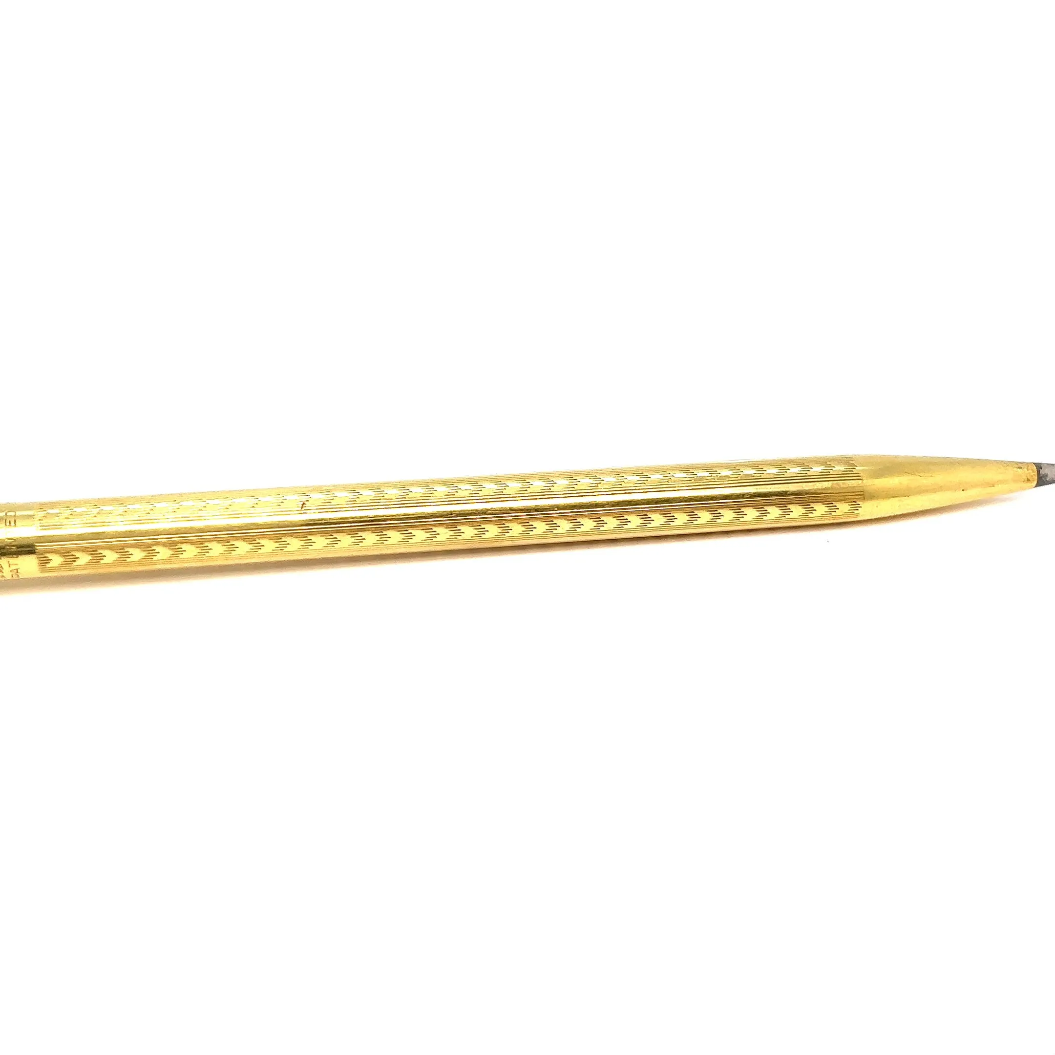 Art Deco 18 Karat Solid Yellow Gold Wahl Eversharp Mechanical Pencil