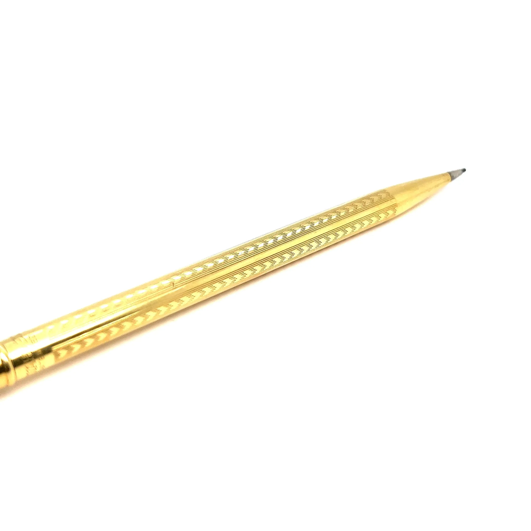 Art Deco 18 Karat Solid Yellow Gold Wahl Eversharp Mechanical Pencil