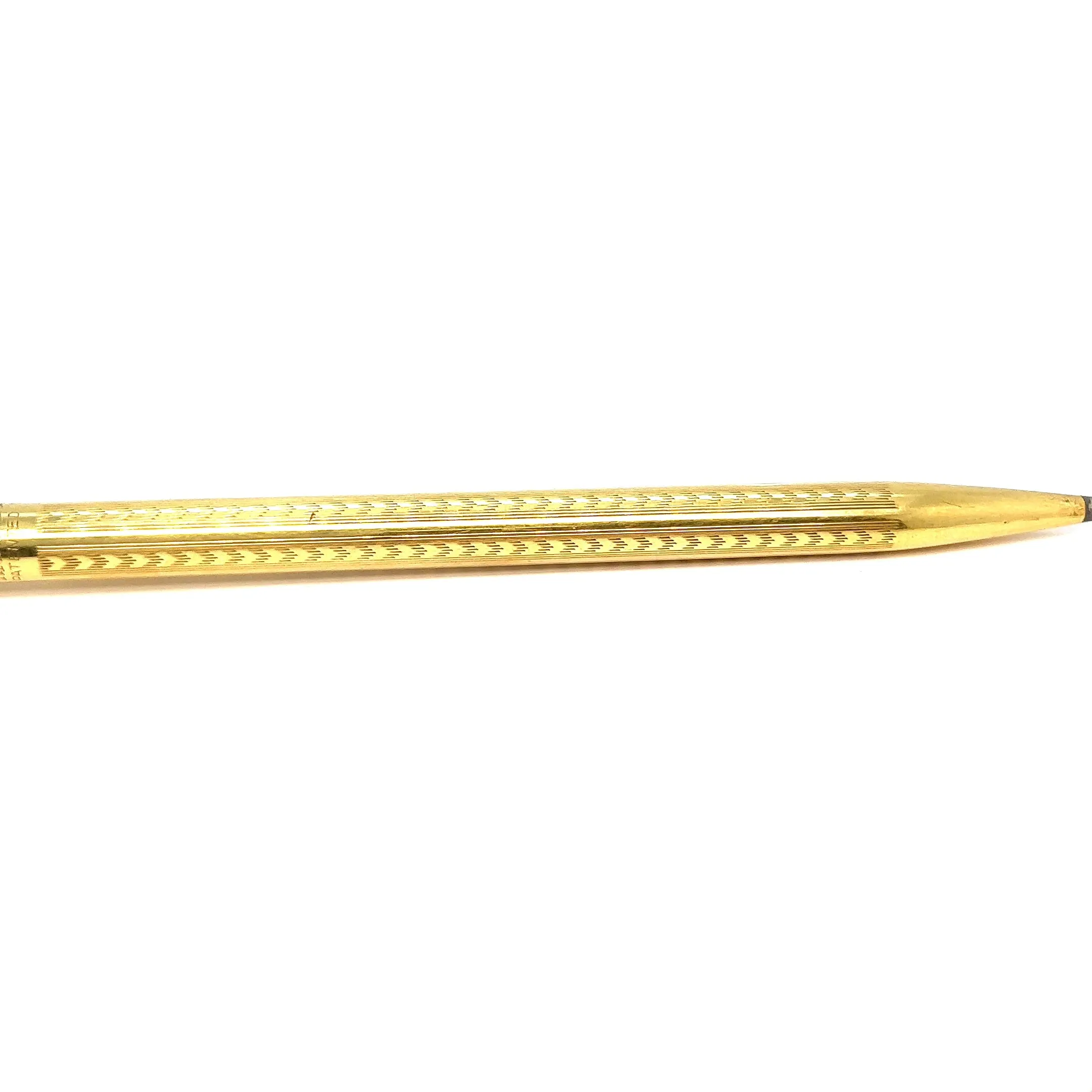 Art Deco 18 Karat Solid Yellow Gold Wahl Eversharp Mechanical Pencil