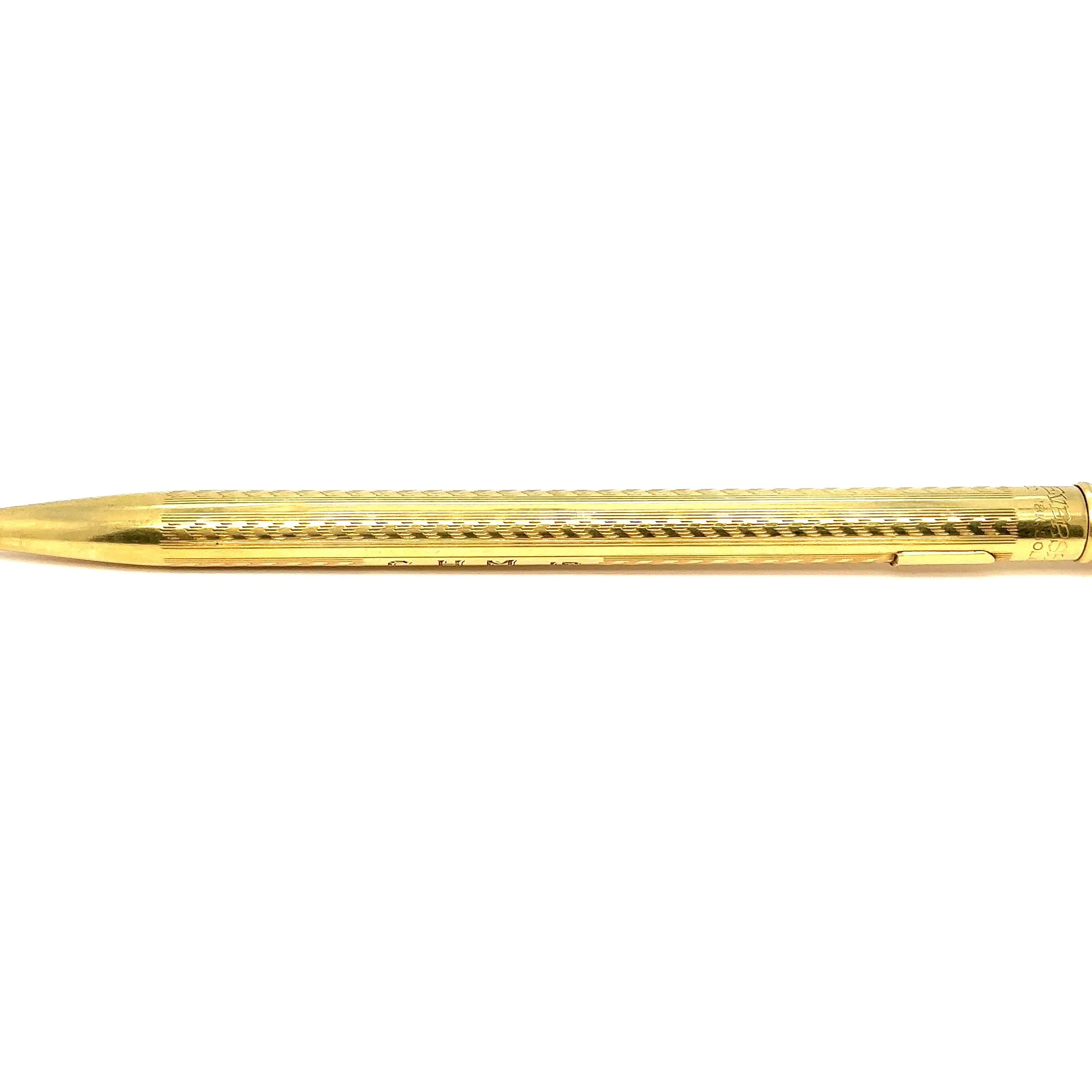 Art Deco 18 Karat Solid Yellow Gold Wahl Eversharp Mechanical Pencil