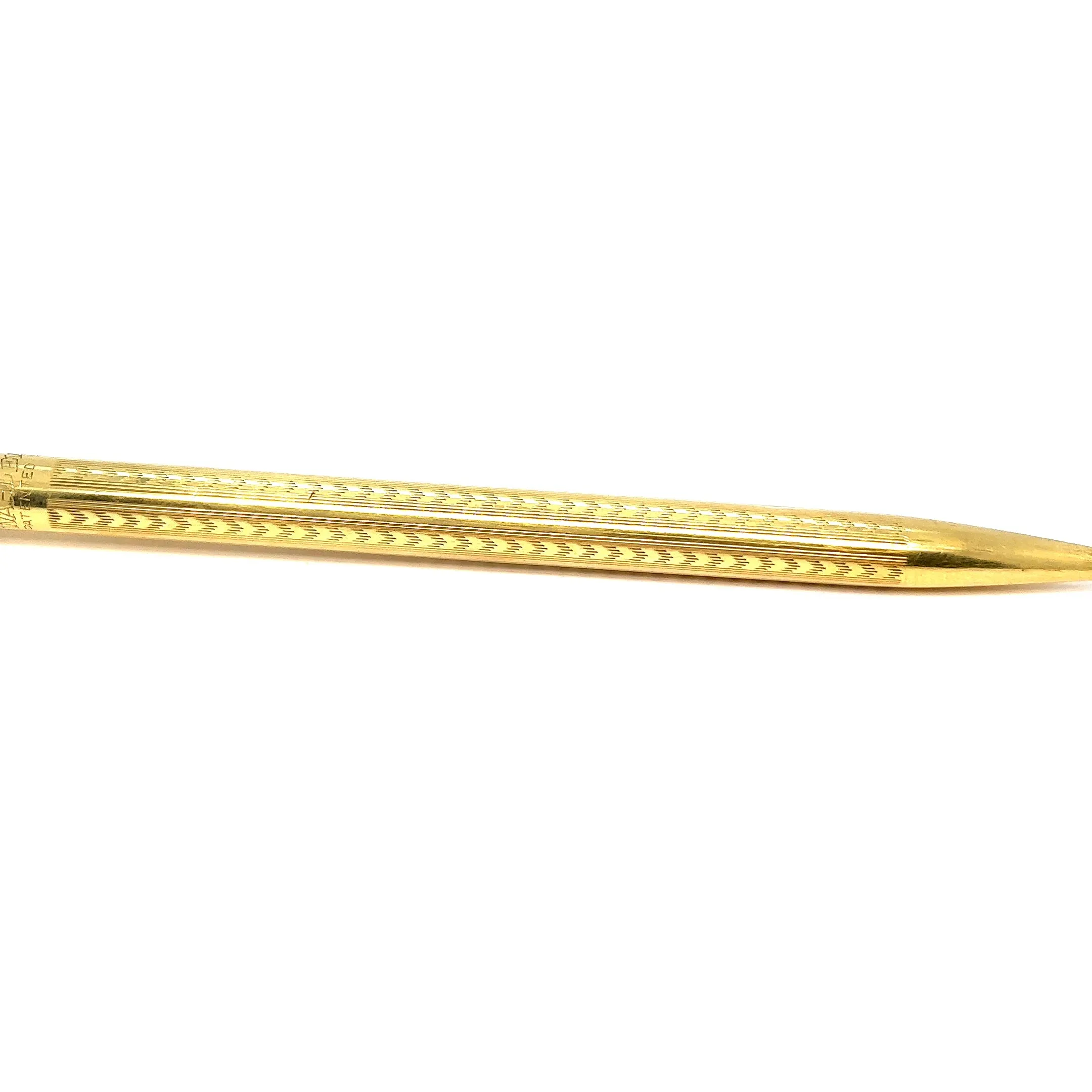 Art Deco 18 Karat Solid Yellow Gold Wahl Eversharp Mechanical Pencil