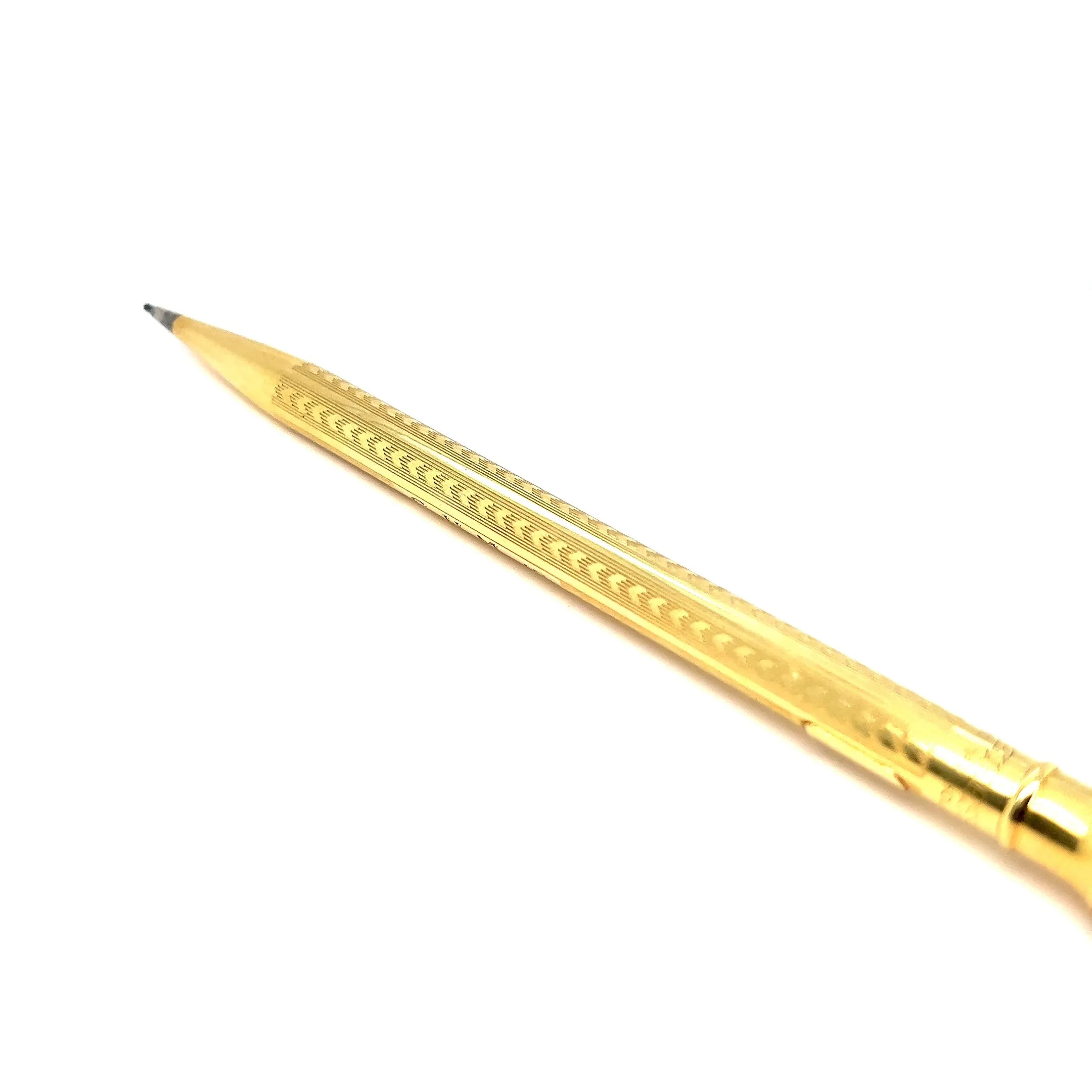 Art Deco 18 Karat Solid Yellow Gold Wahl Eversharp Mechanical Pencil