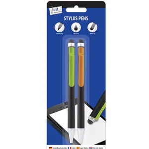 Ballpoint Stylus Pens - 2 Pack Medium Tip Touchscreen Writing Stationery