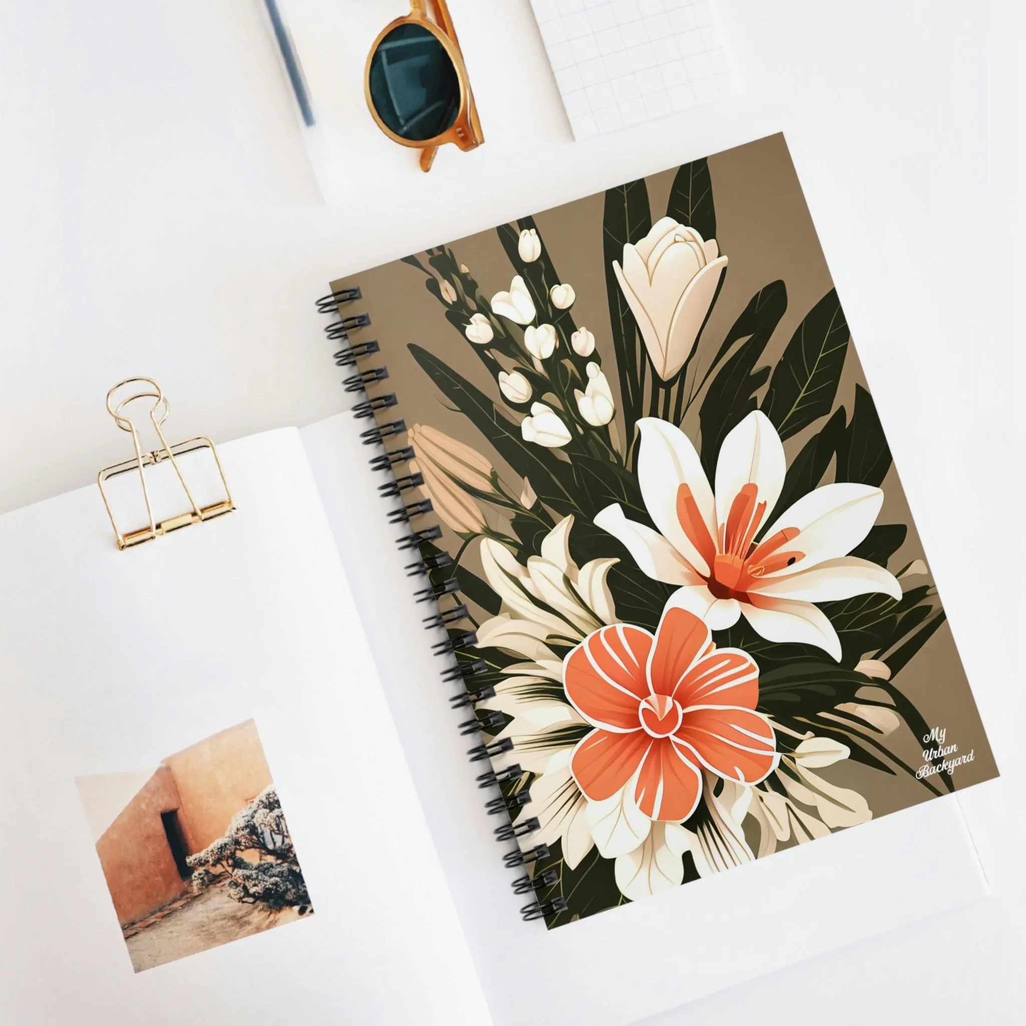 Bouquet of Flowers, Spiral Notebook Journal - Write in Style